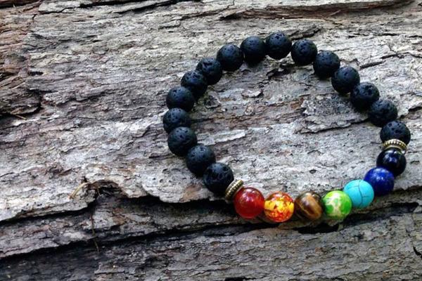 Lava Rock Colored Bracelet