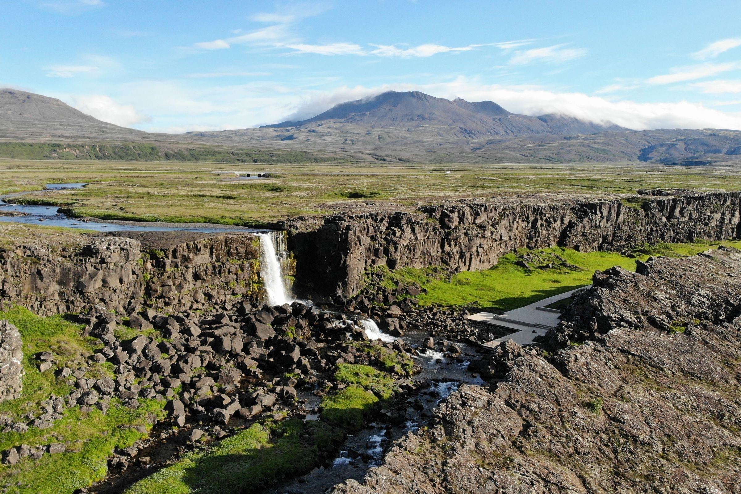 Casaca en Þingvellir