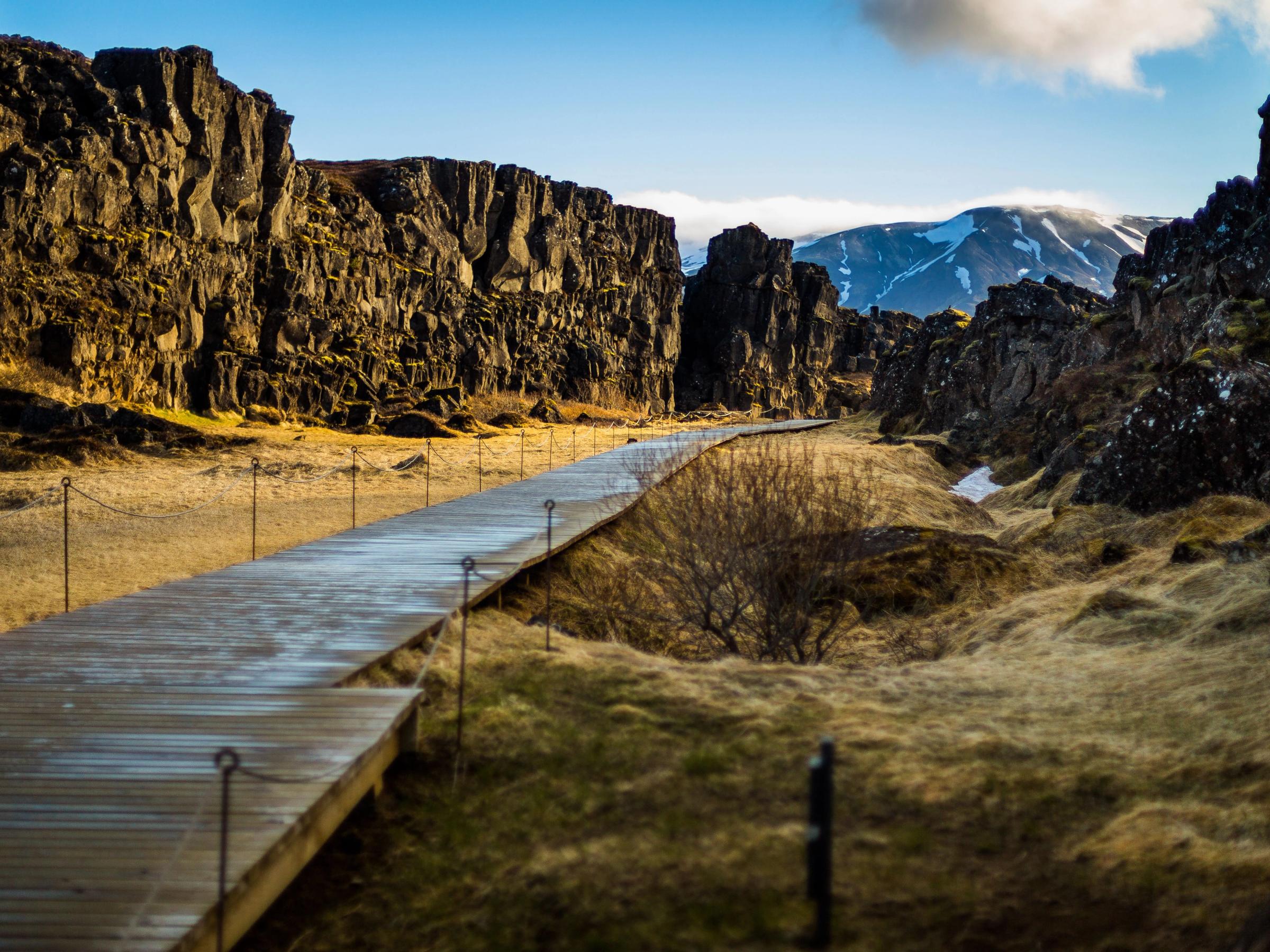 Thingvellir National Park Sunset at Thingvellir National Park