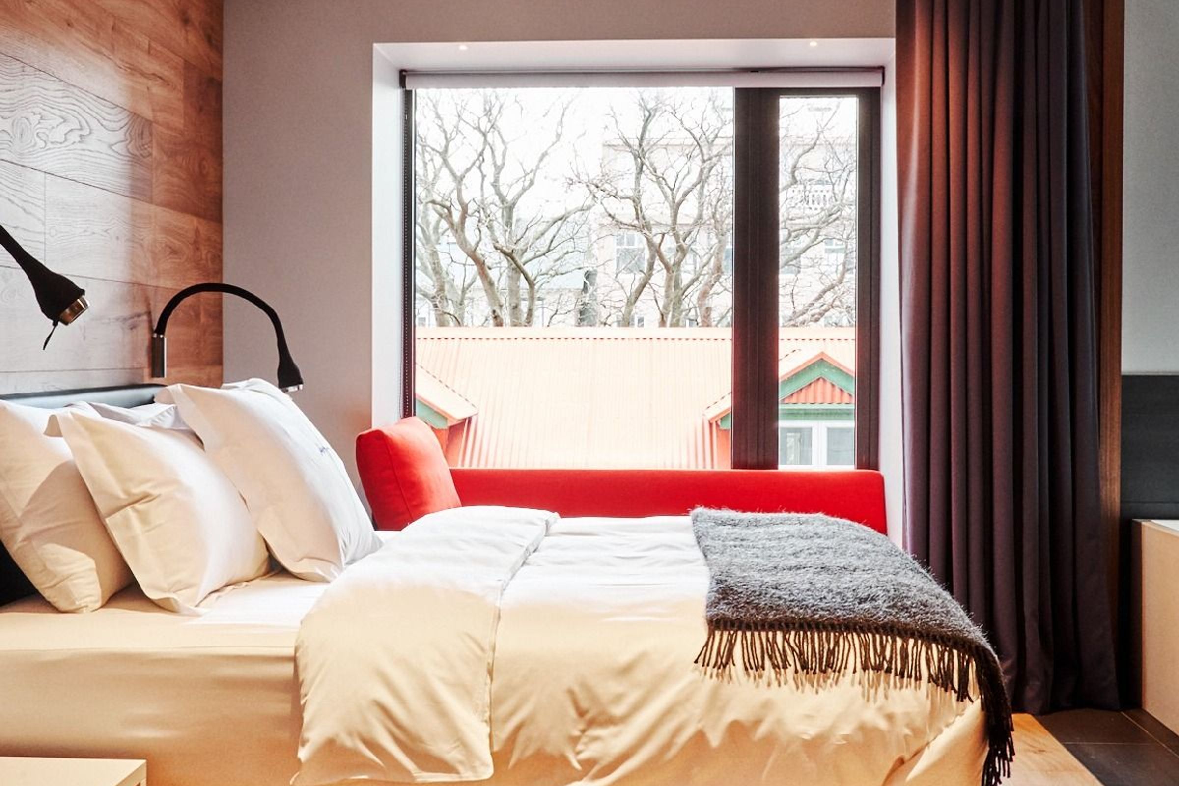 Bedroom in the ION City Hotel, Reykjavik