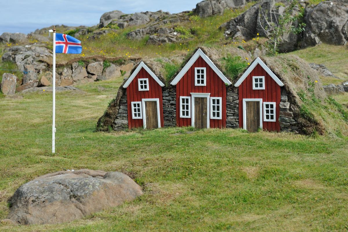 Casas de elfos en Islandia