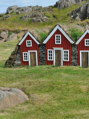 Casas de elfos en Islandia