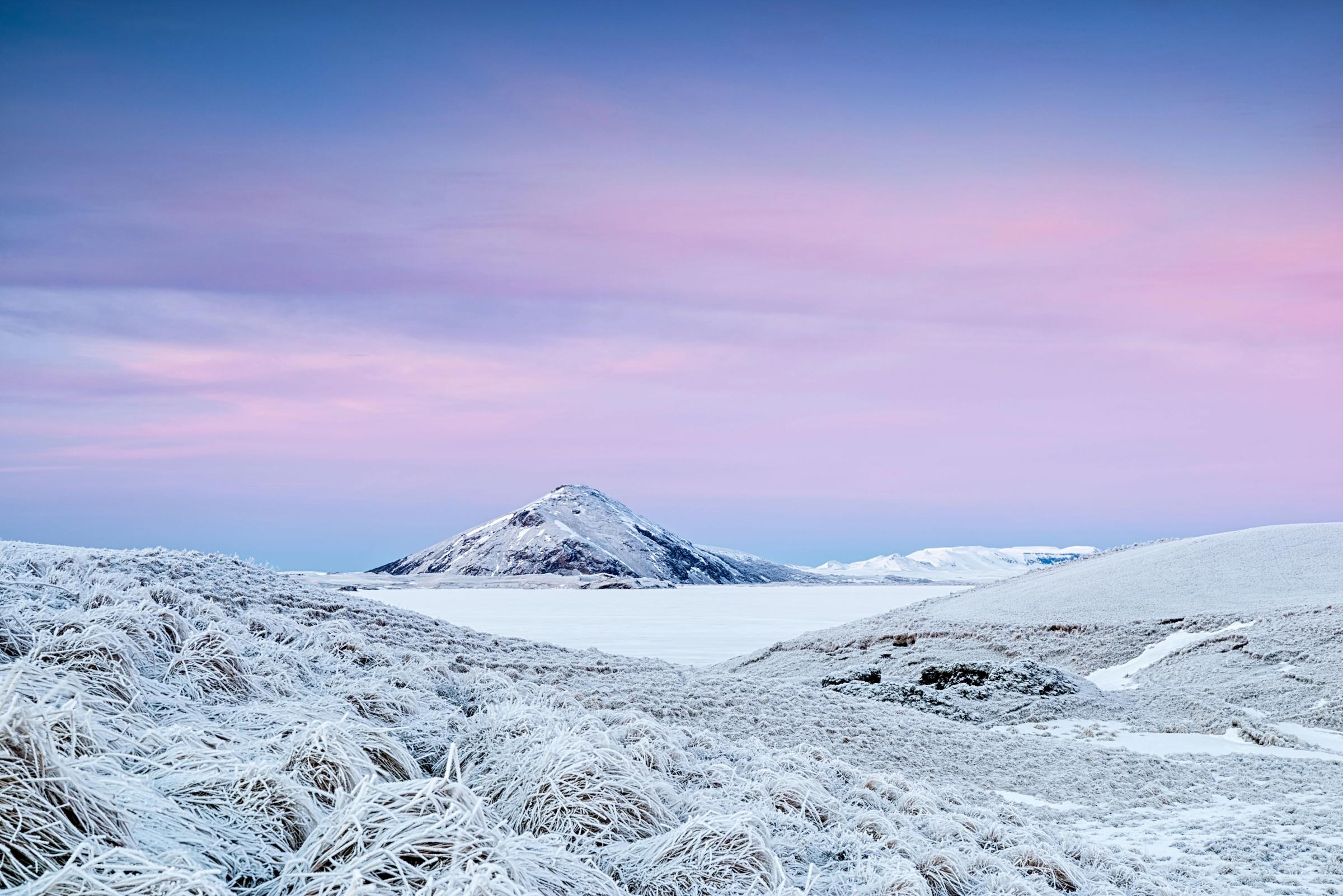 Lake Myvatn in winter