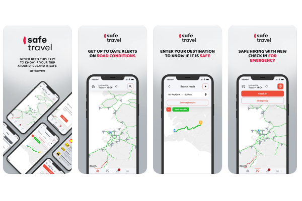 SafeTravel - Iceland Weather and road conditions in Iceland in one app