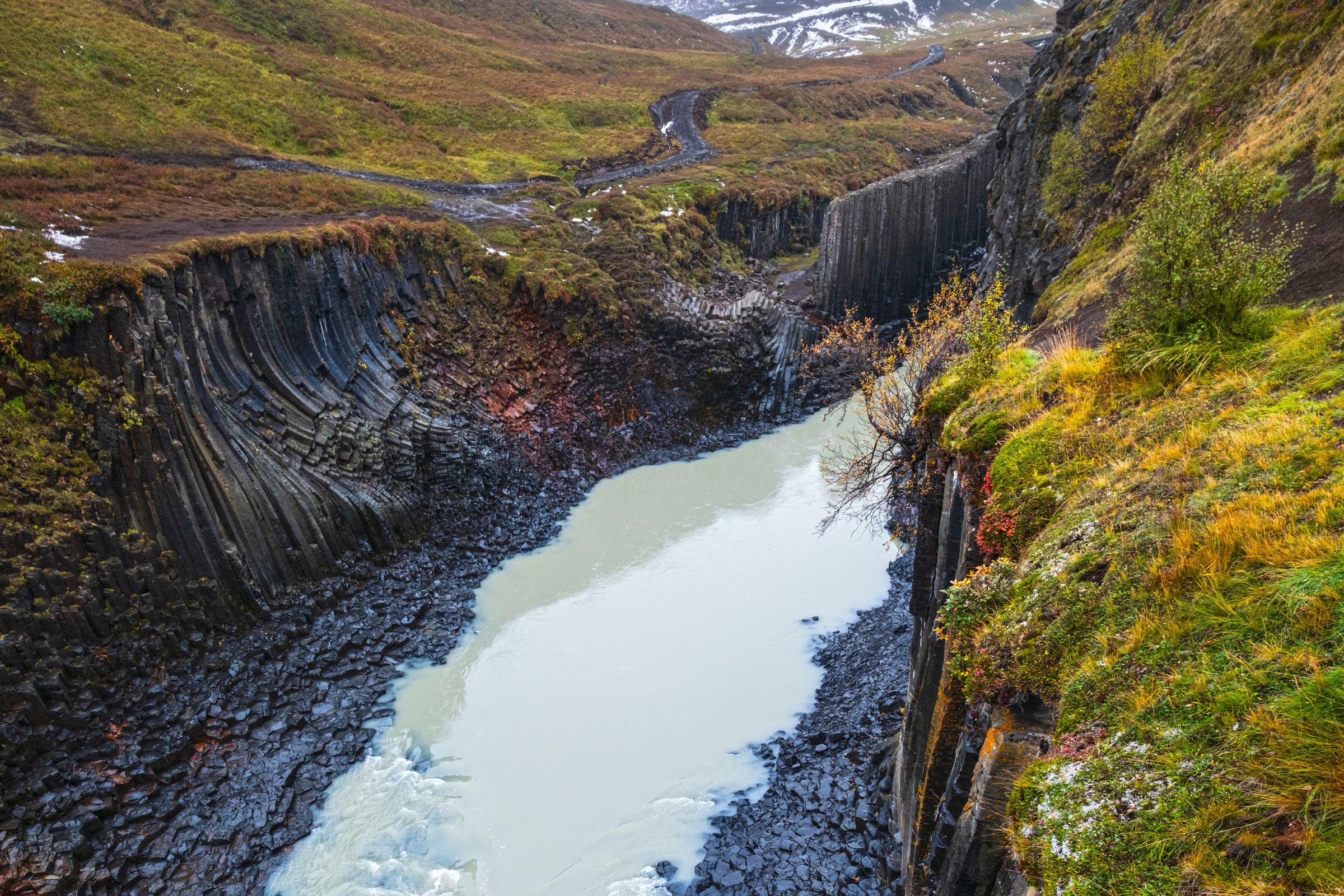 Stuðlagil en otoño