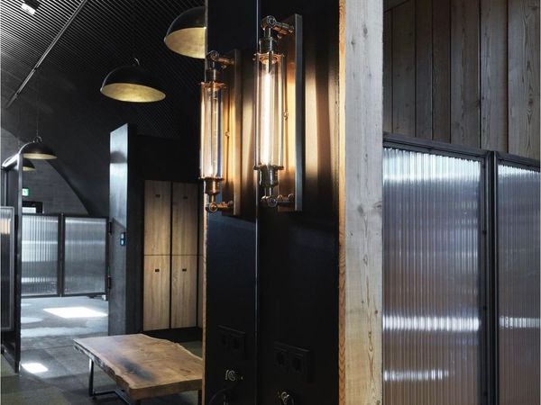 Changing rooms at Hvammsvík Hot Springs