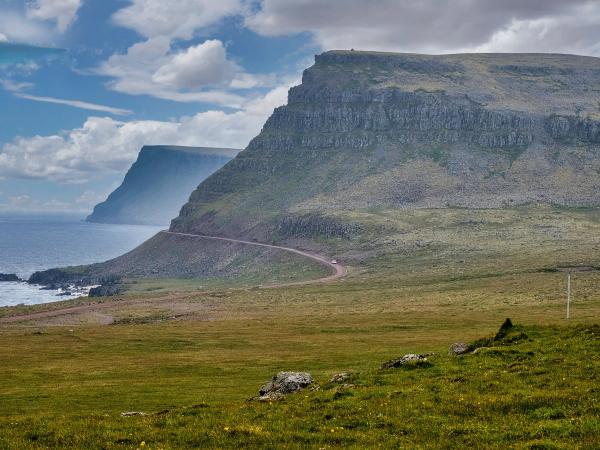 Zona de senderismo alrededor de los acanditalados de Látrabjarg