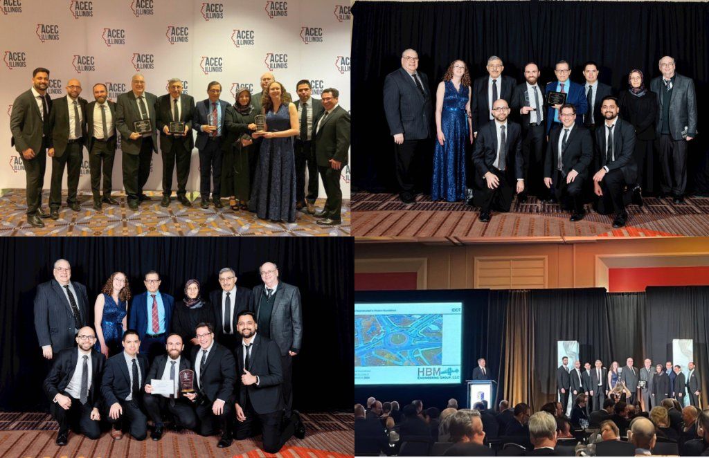 The HBM team at the ACEC-IL Engineering Excellence Awards gala