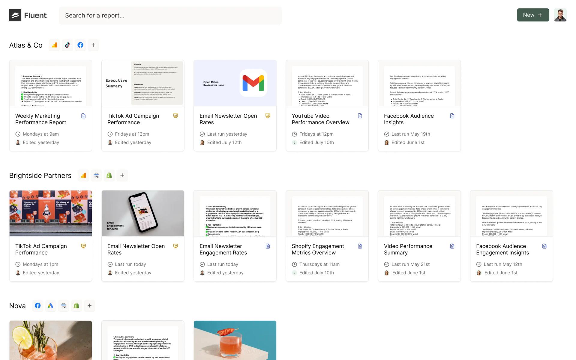 Redesigning Fluent's AI Client Reporting Tool