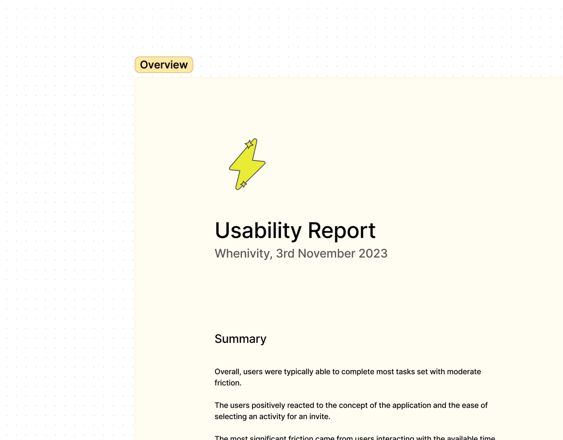 Simplifying Whenivity's Key User Journeys
