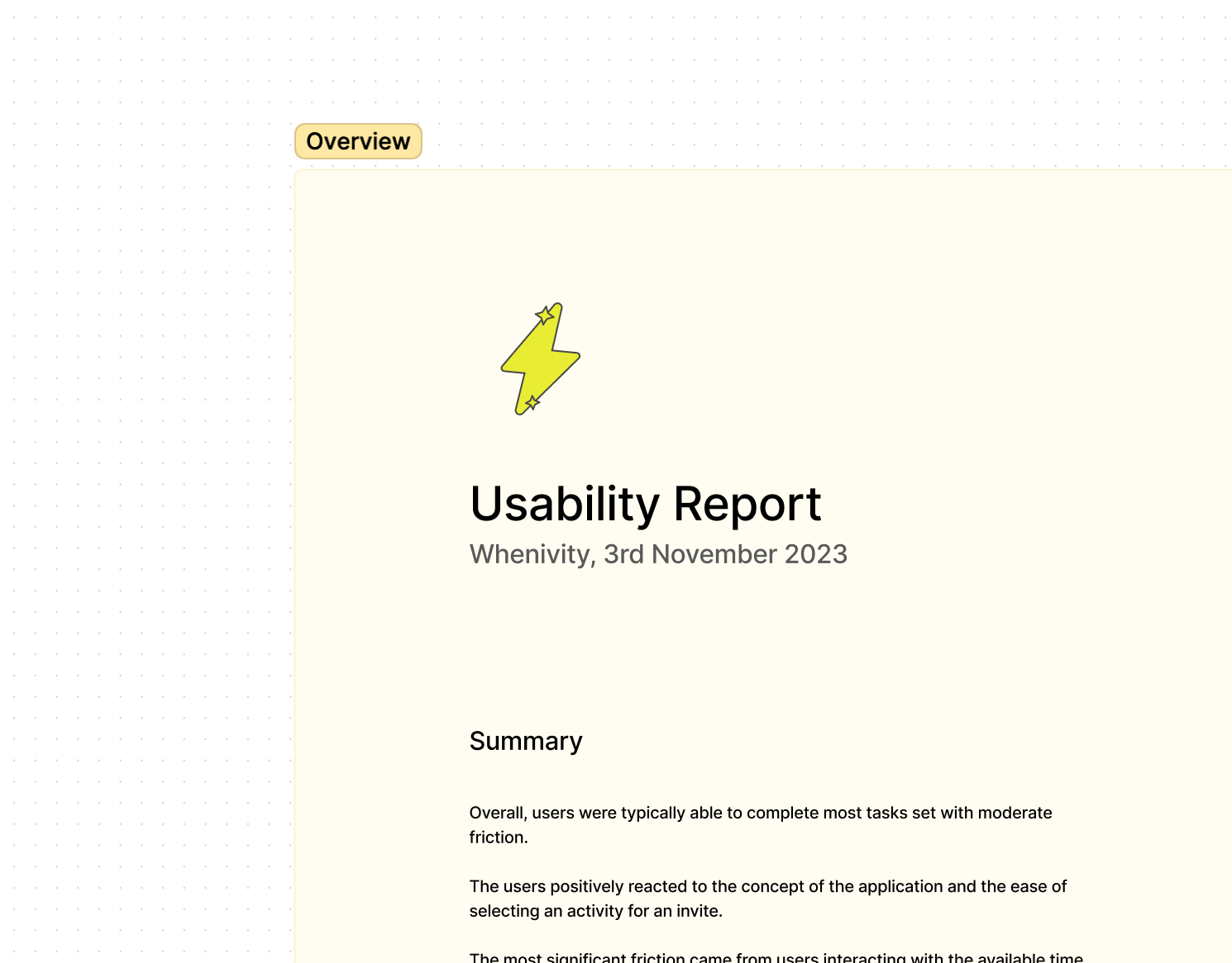 Simplifying Whenivity's Key User Journeys