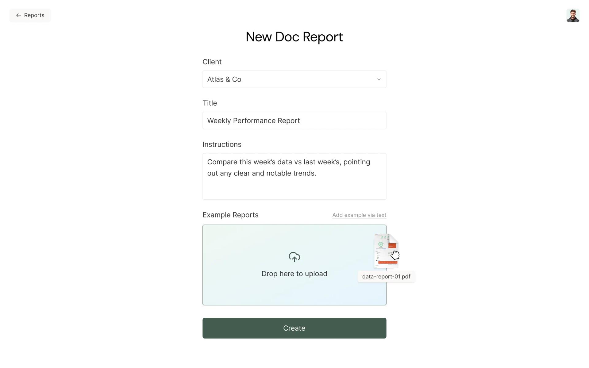 Redesigning Fluent's AI Client Reporting Tool