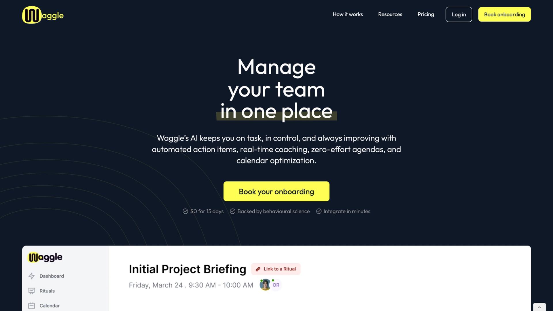 Improving Conversions and Performance on Waggle's Marketing Site