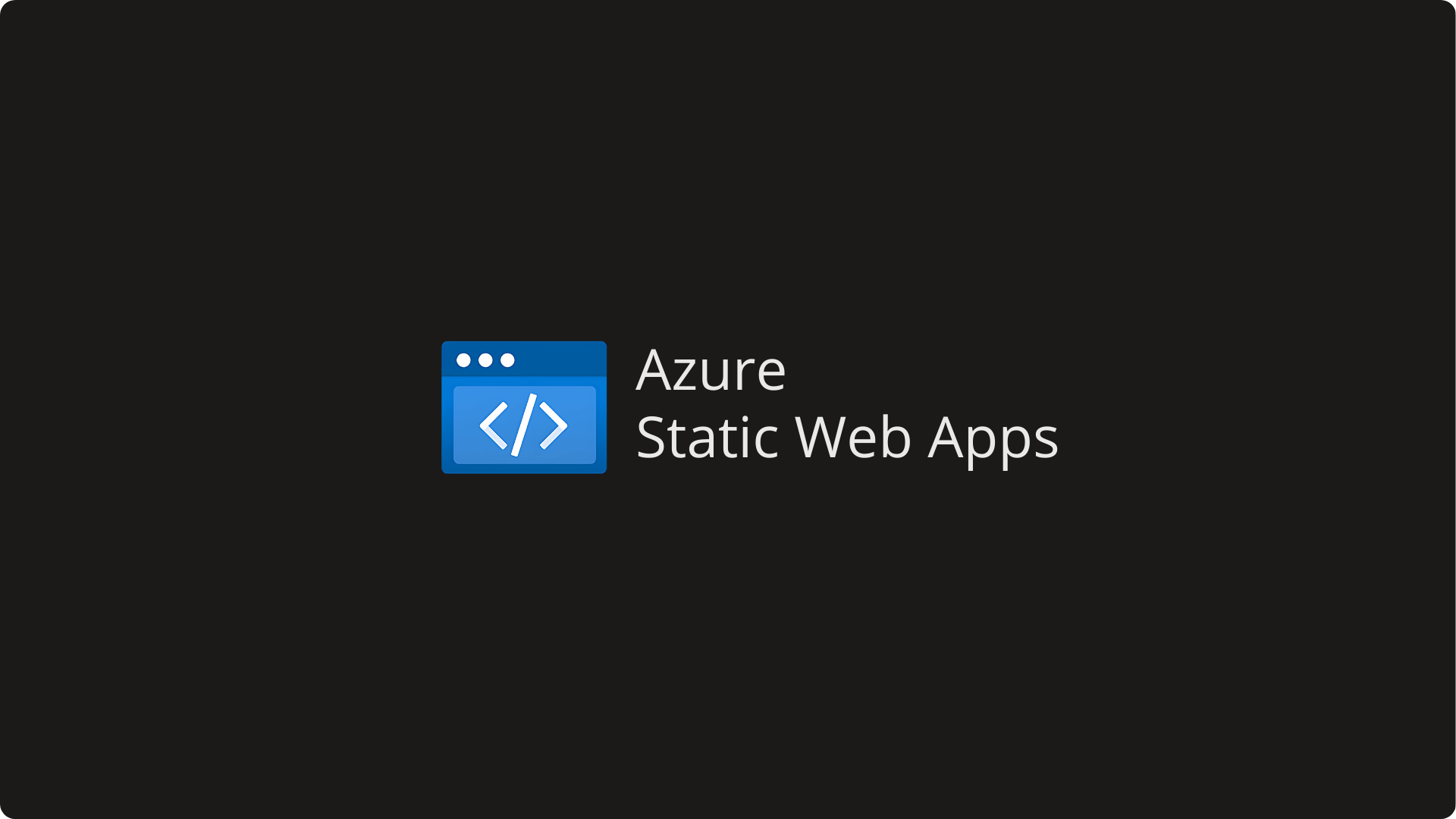 How I Deployed My Website Using Azure Static Web Apps