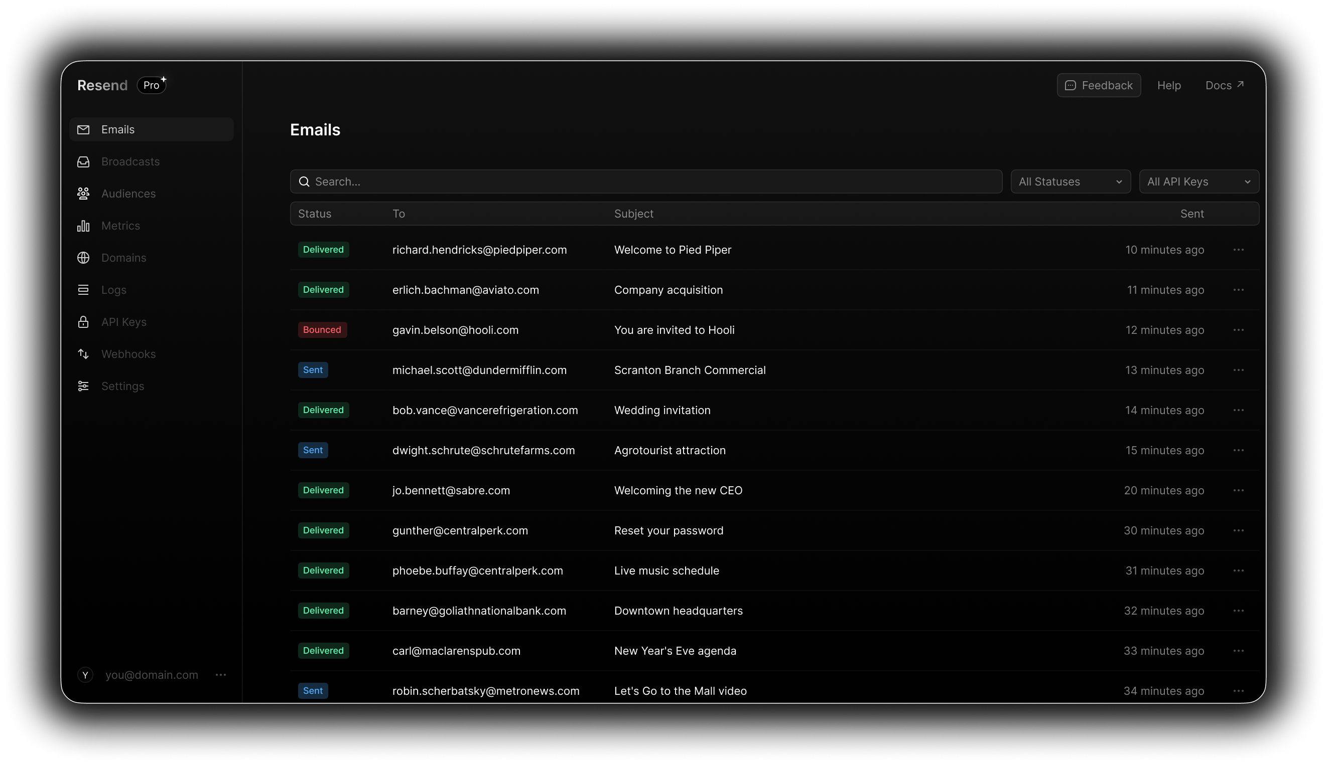 Event Based Notification