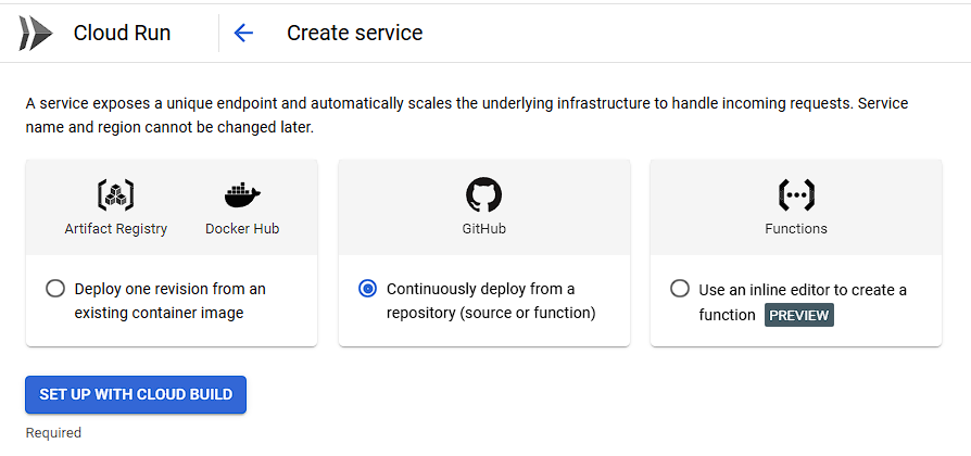 Create Service