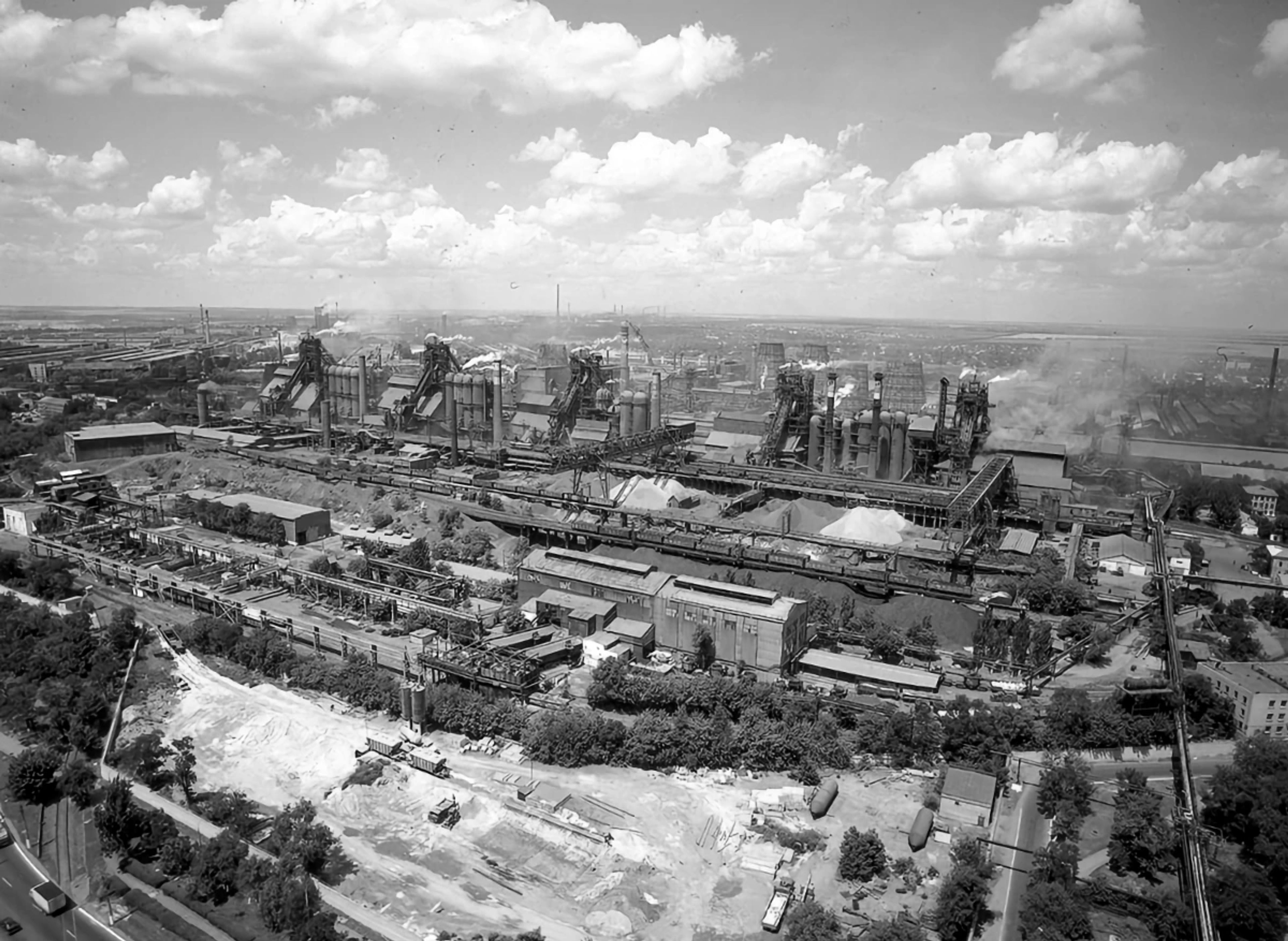 Huge Steel Plant in Mariupol, Ukraine