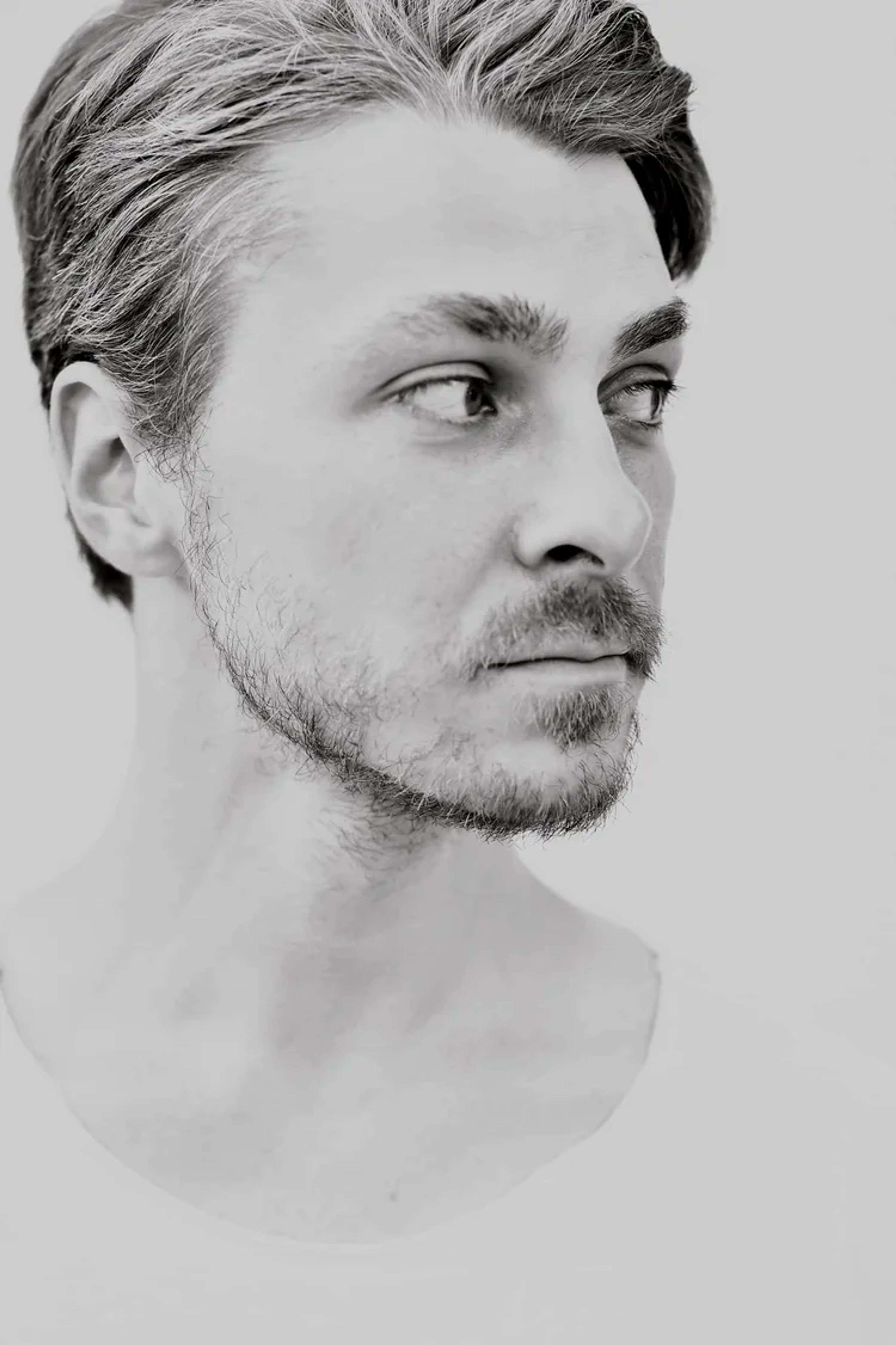 Candid portrait of Anton Dehtiarov
