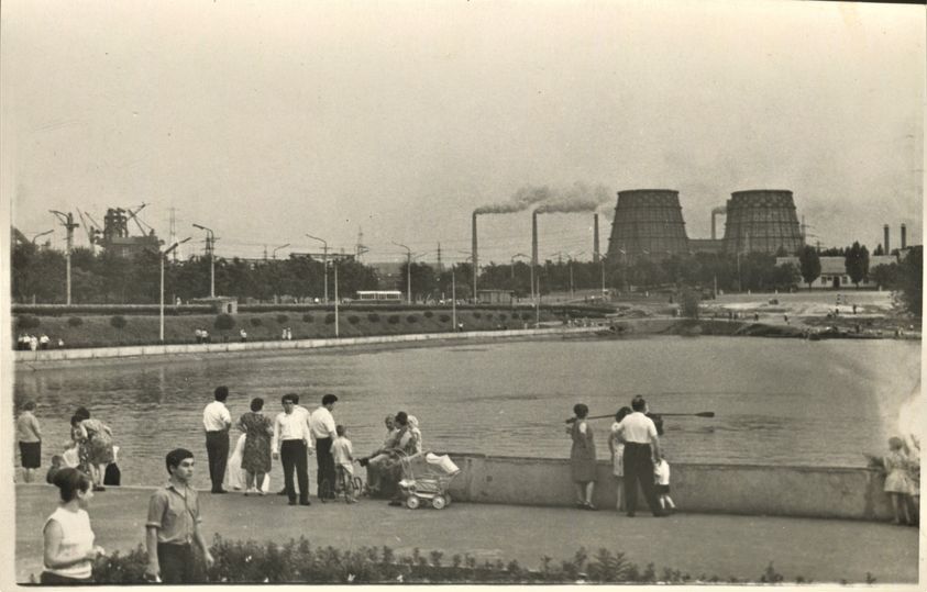 A favorite recreational area of Kryvyi Rih residents with unique industrial landscapes.