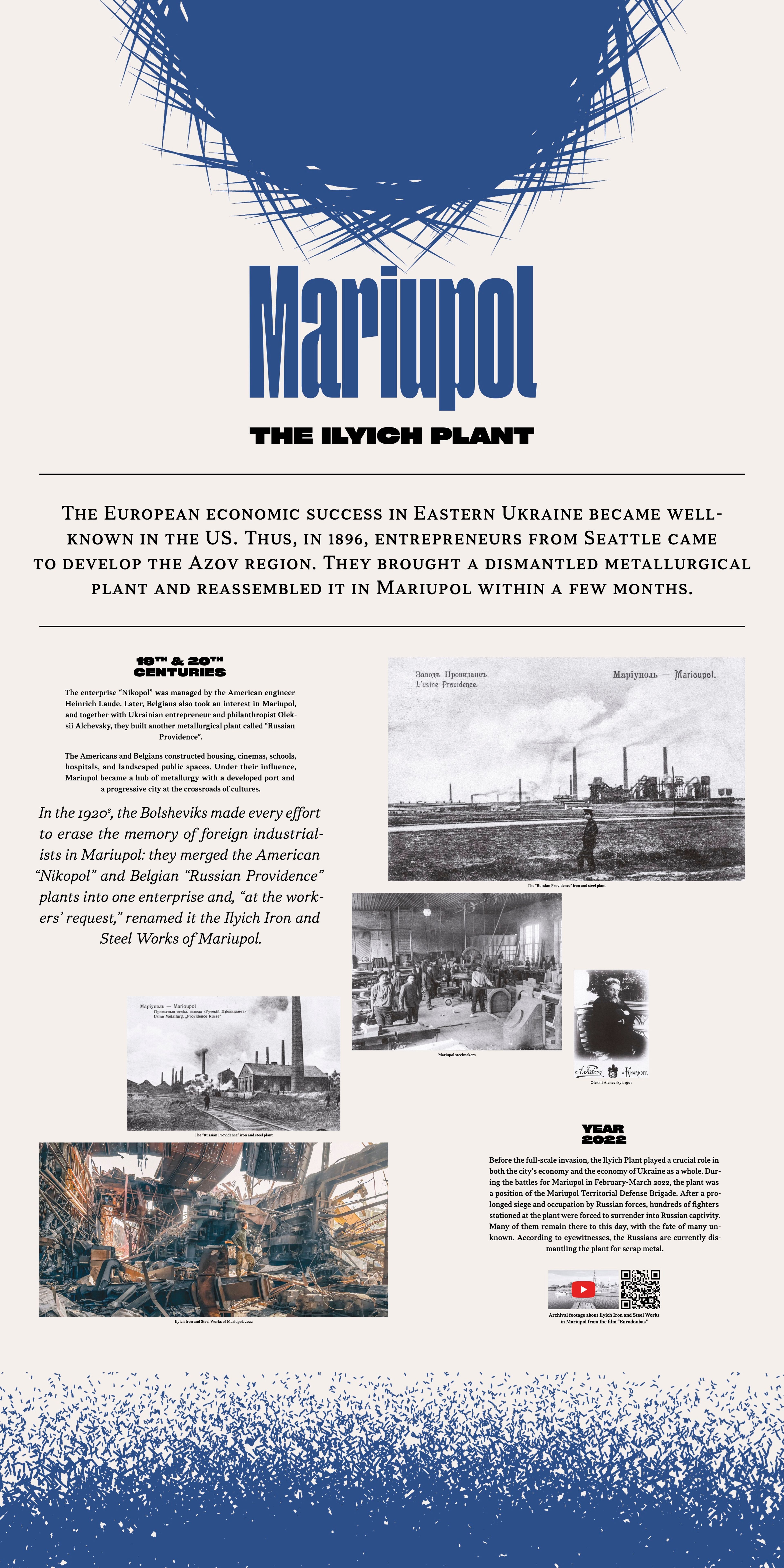 Exhibition panel – Mariupol Ilych Plant