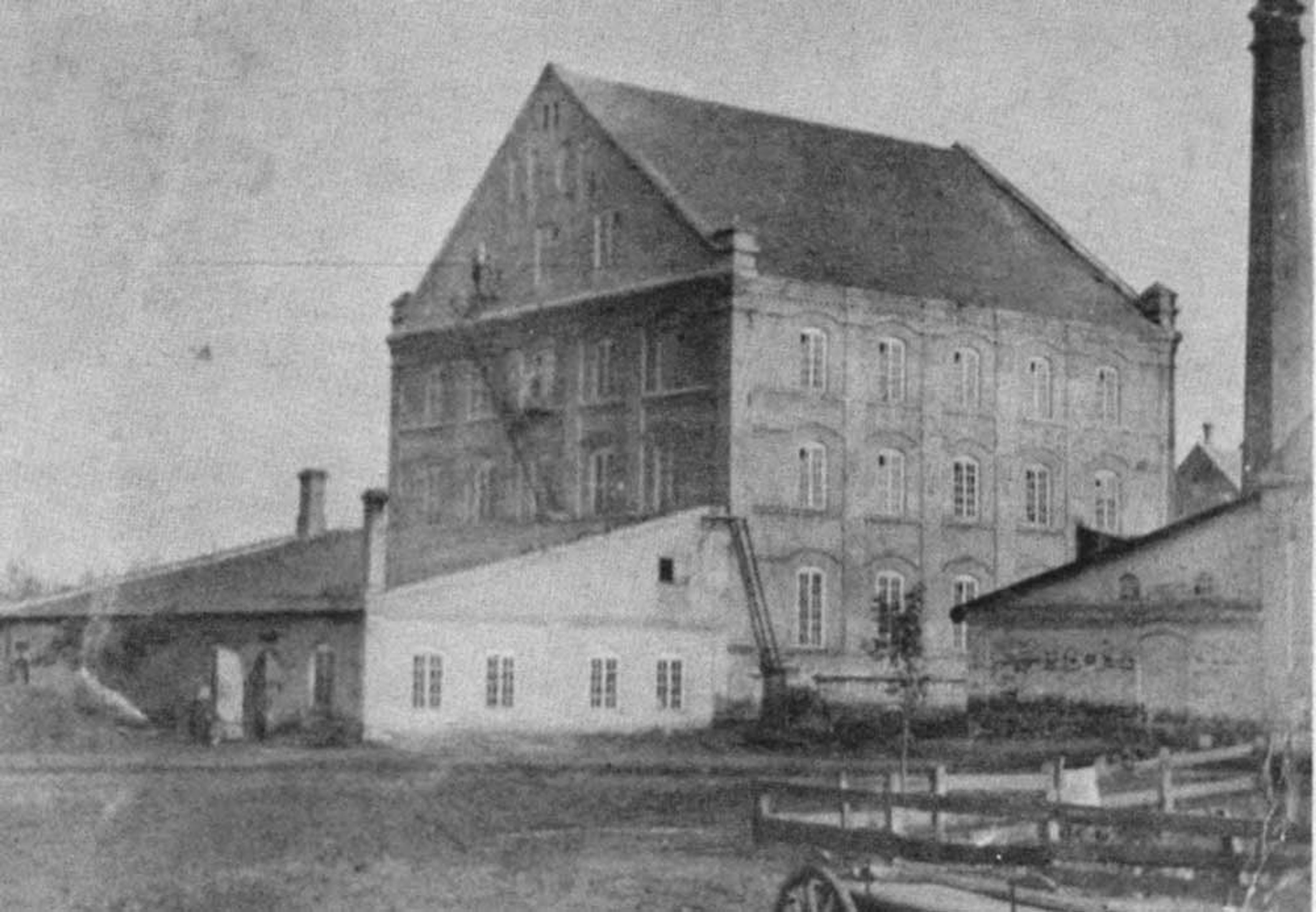 Steam mill in the German Mennonite colony in Ukraine