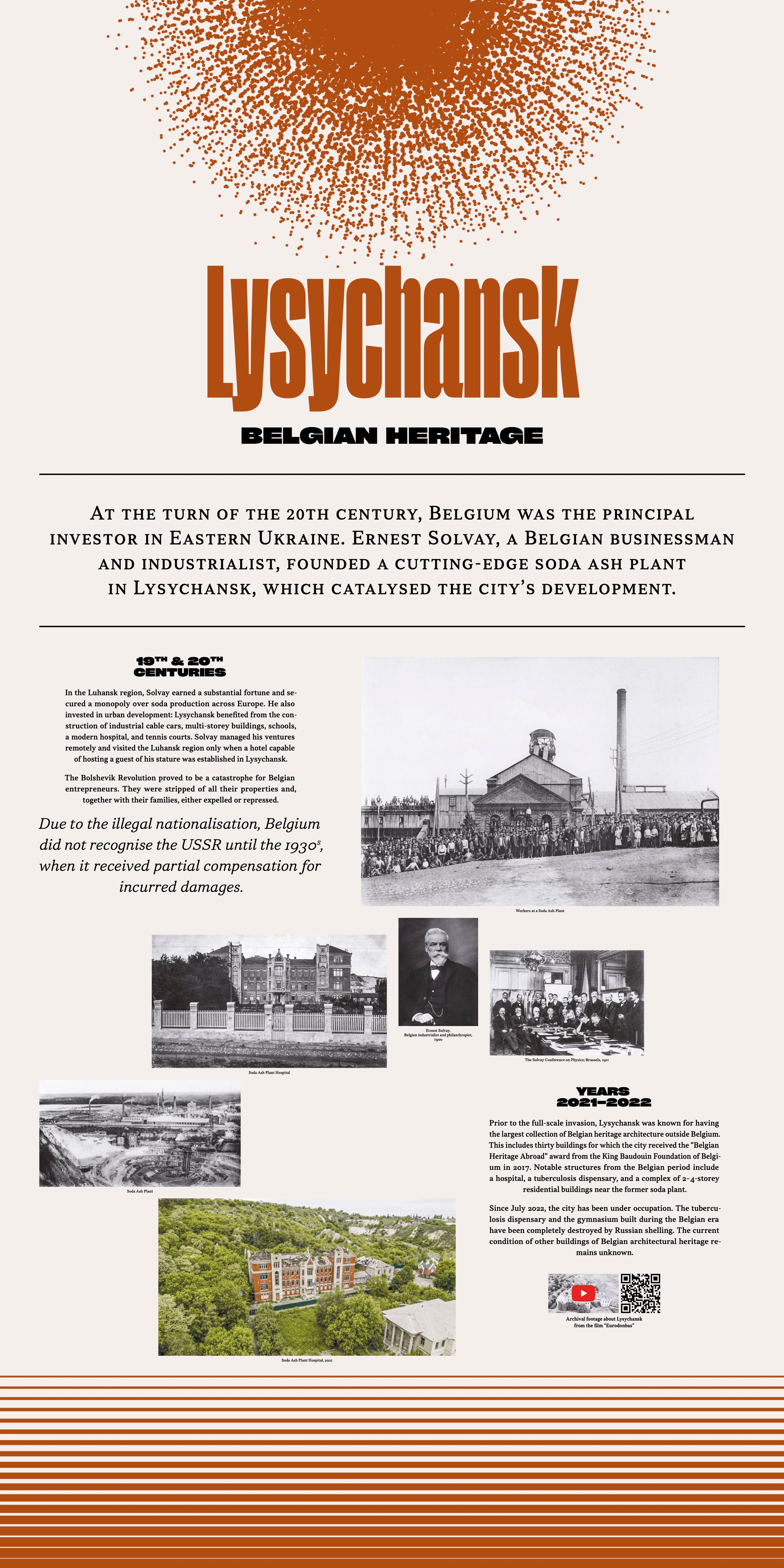 Exhibition panel: Lysychansk