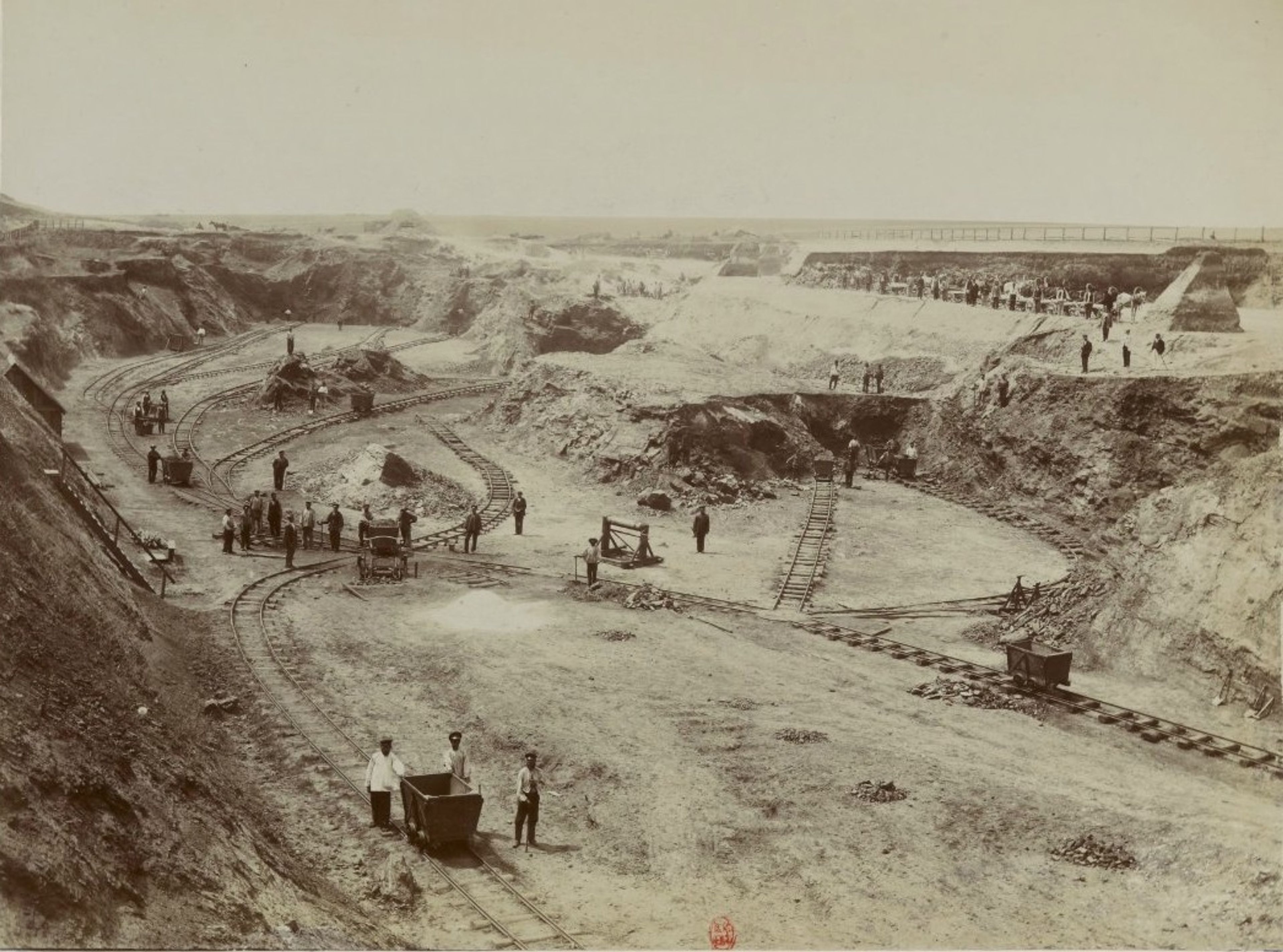 Industrial Revolution in Kryvyi Rih – An ore quarry in 1899