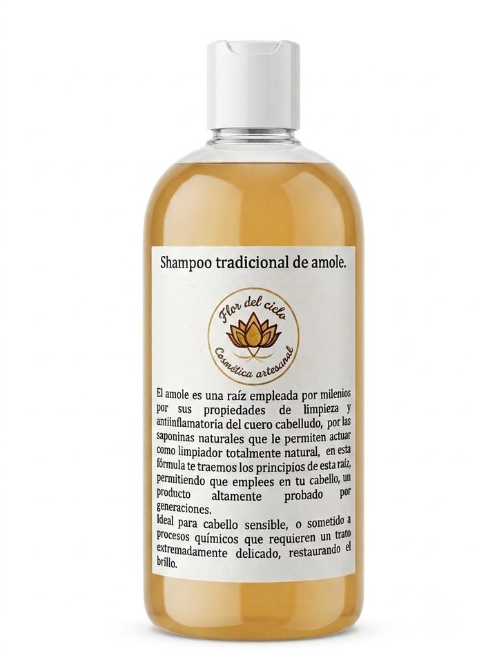 Shampoo tradicional de amole