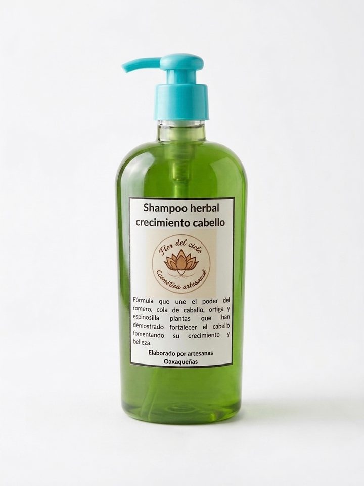 Shampoo herbal crecimiento cabello