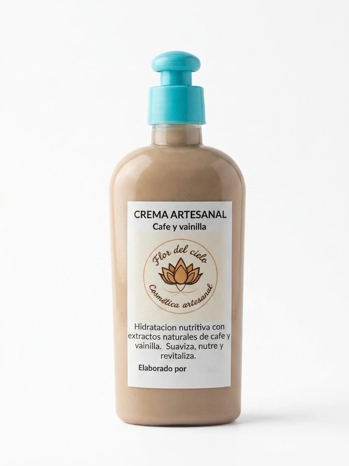 Crema Artesanal Cafe y Vainilla