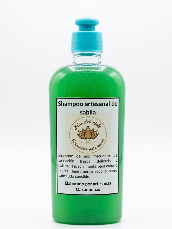 Shampoo artesanal de sabila