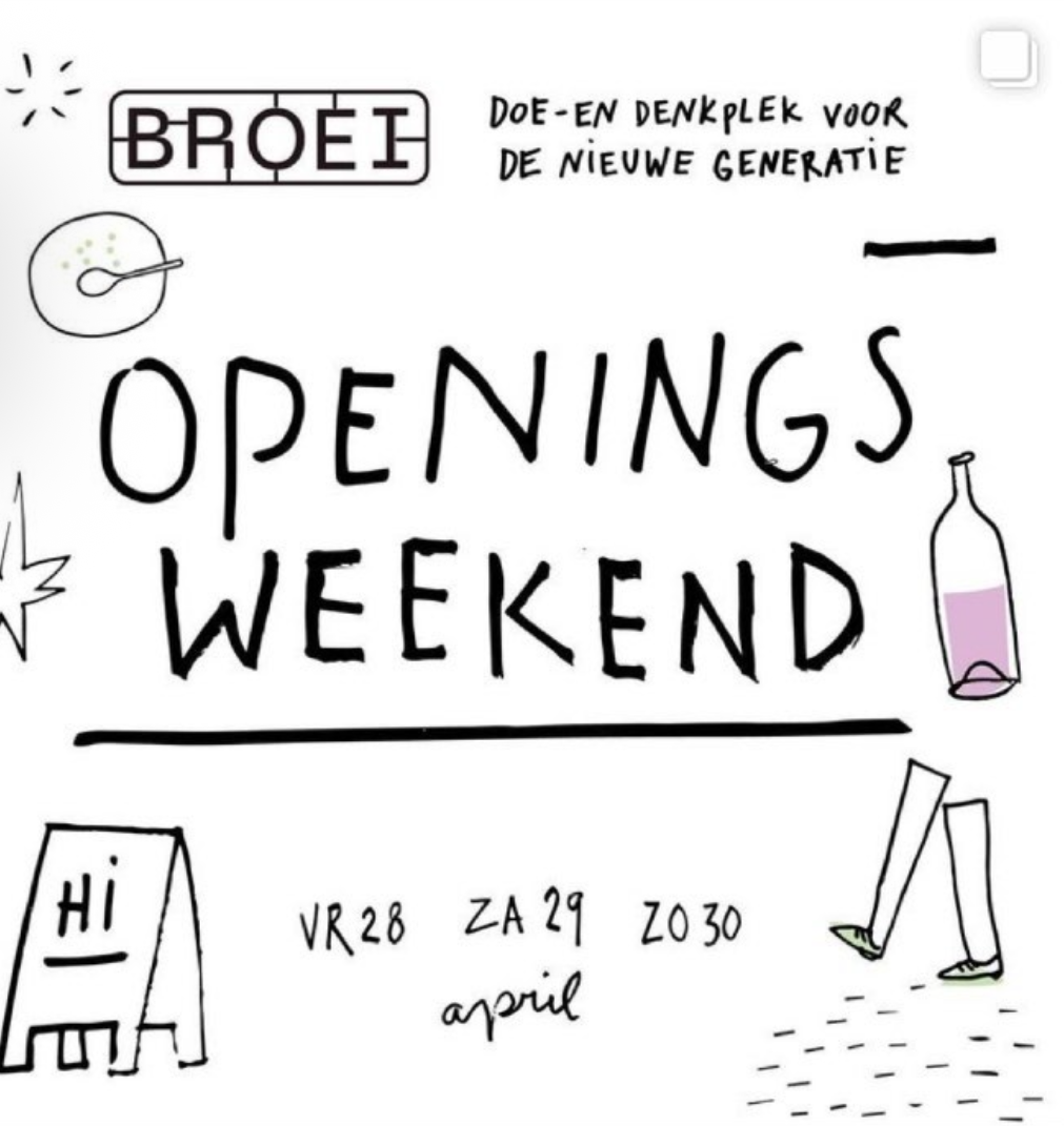 Safer space at Broei opening party