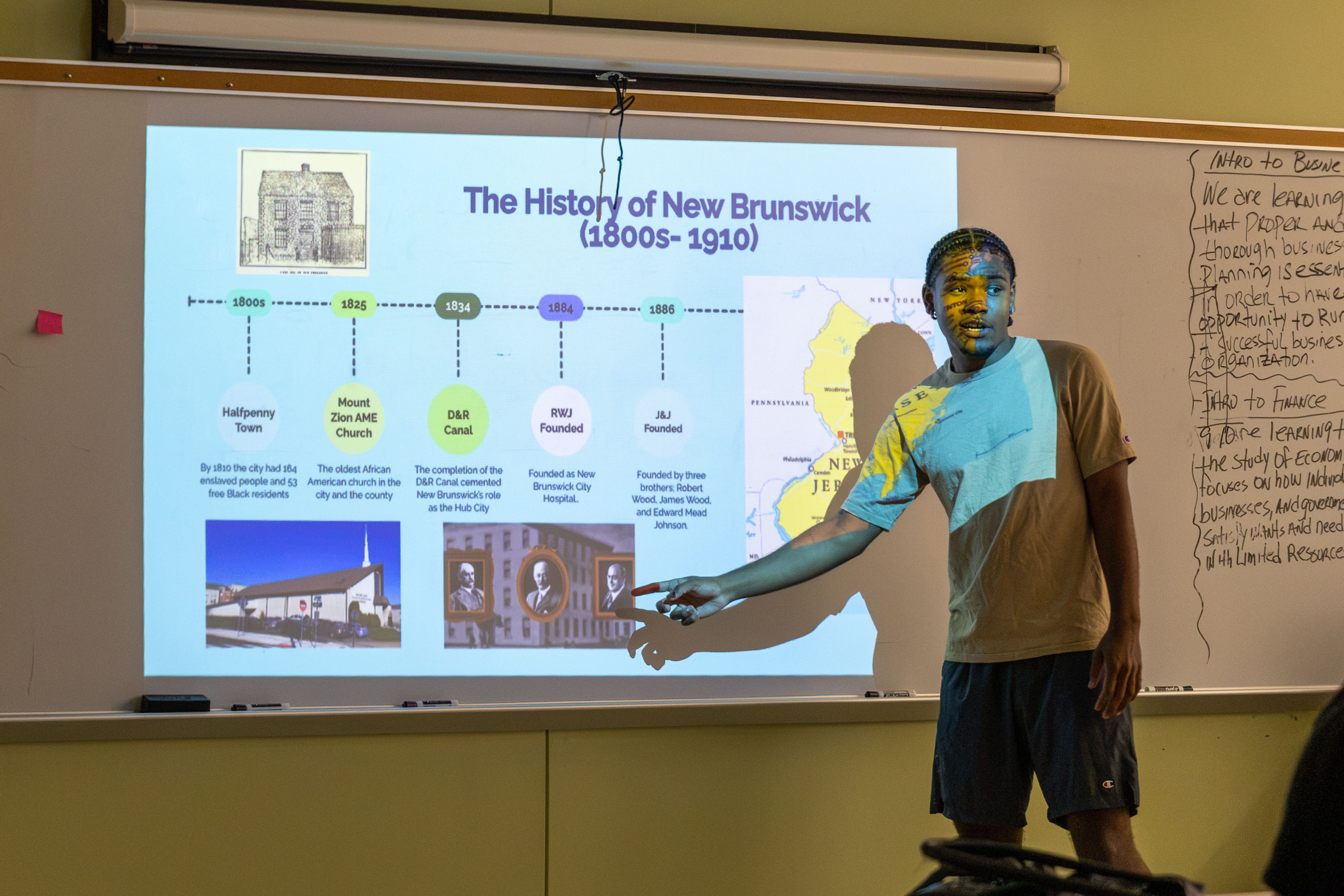 Summer Institute students in an urban planning activity