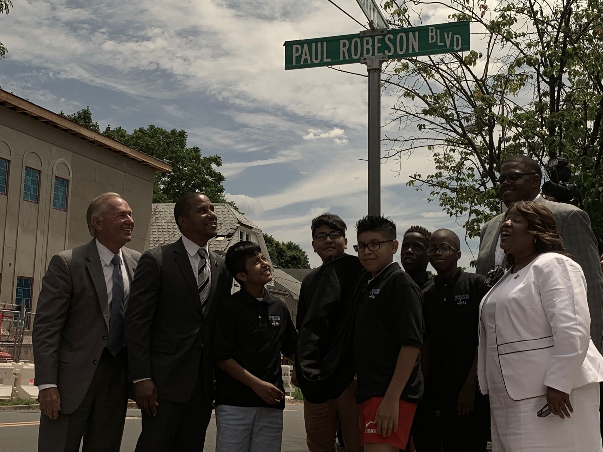 Paul Robeson Boulevard dedication ceremony