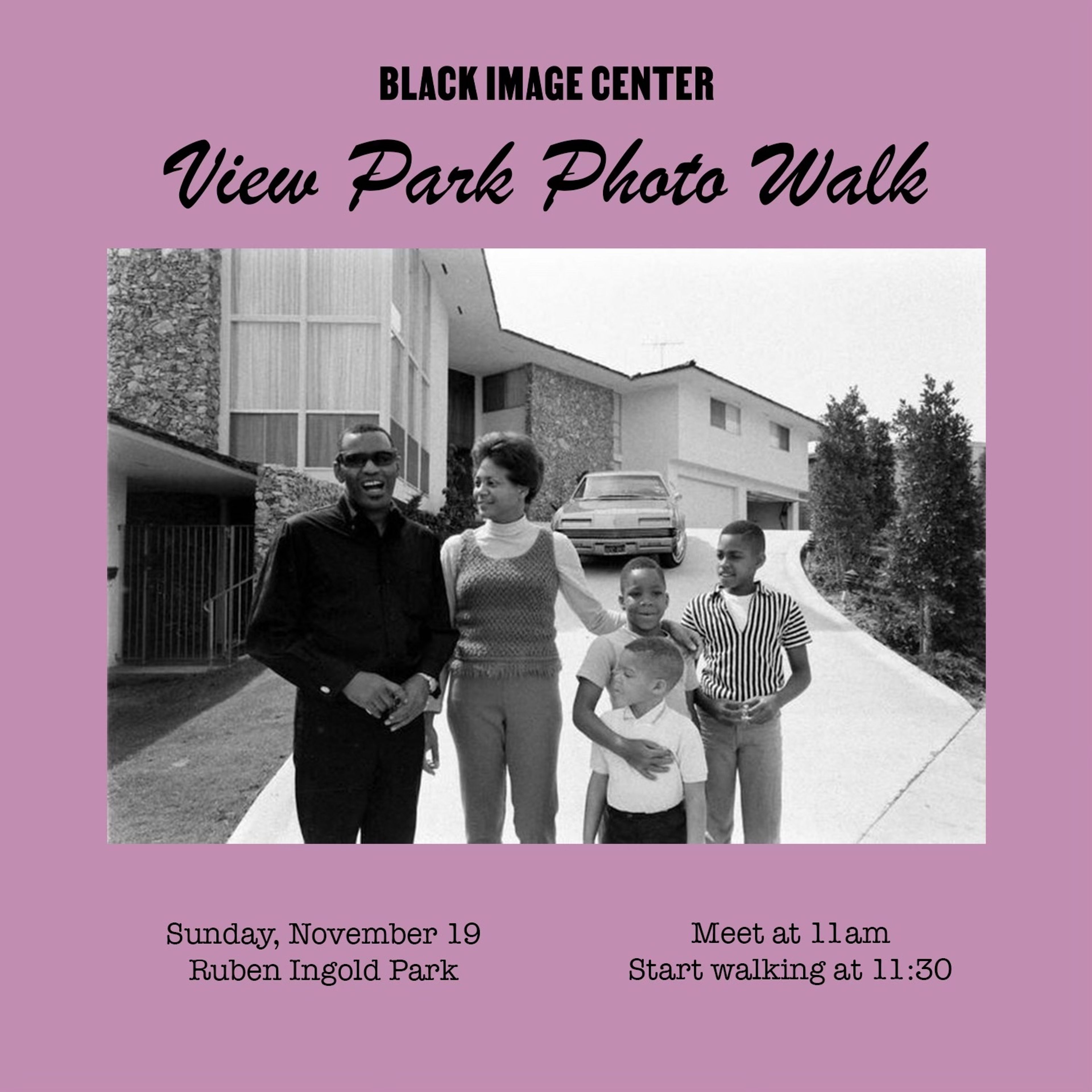 photo walk flyer