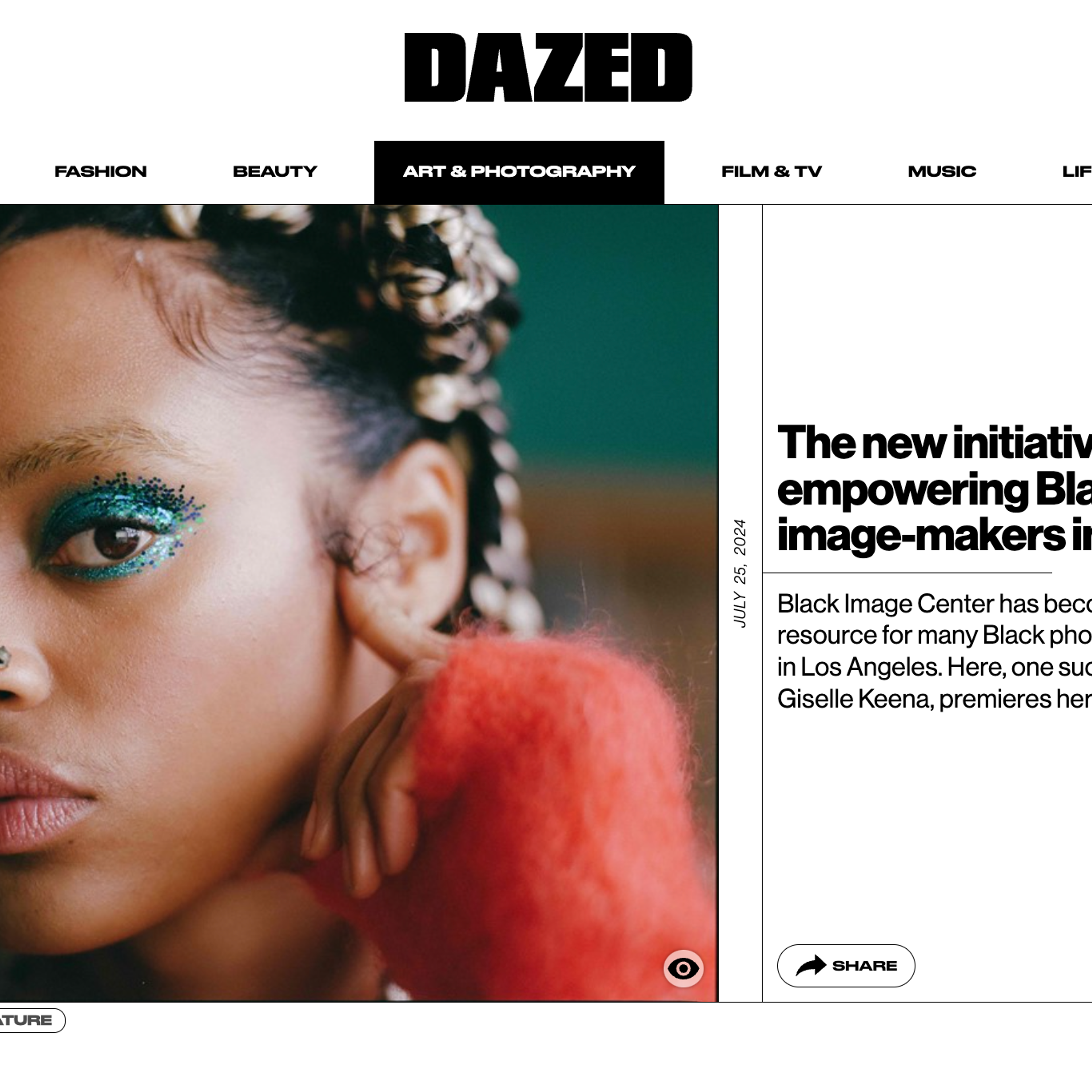 dazed feature