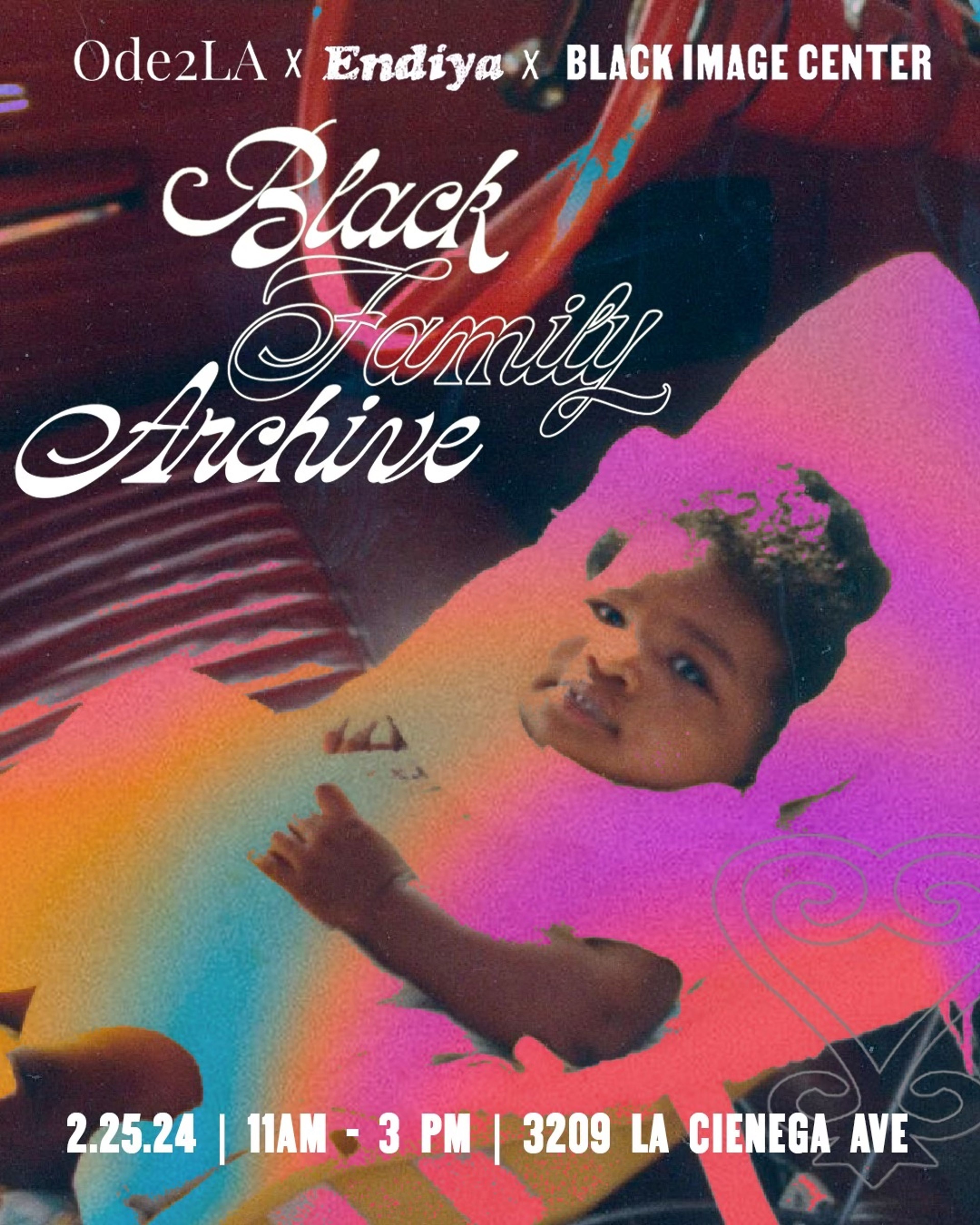 black family archive flyer