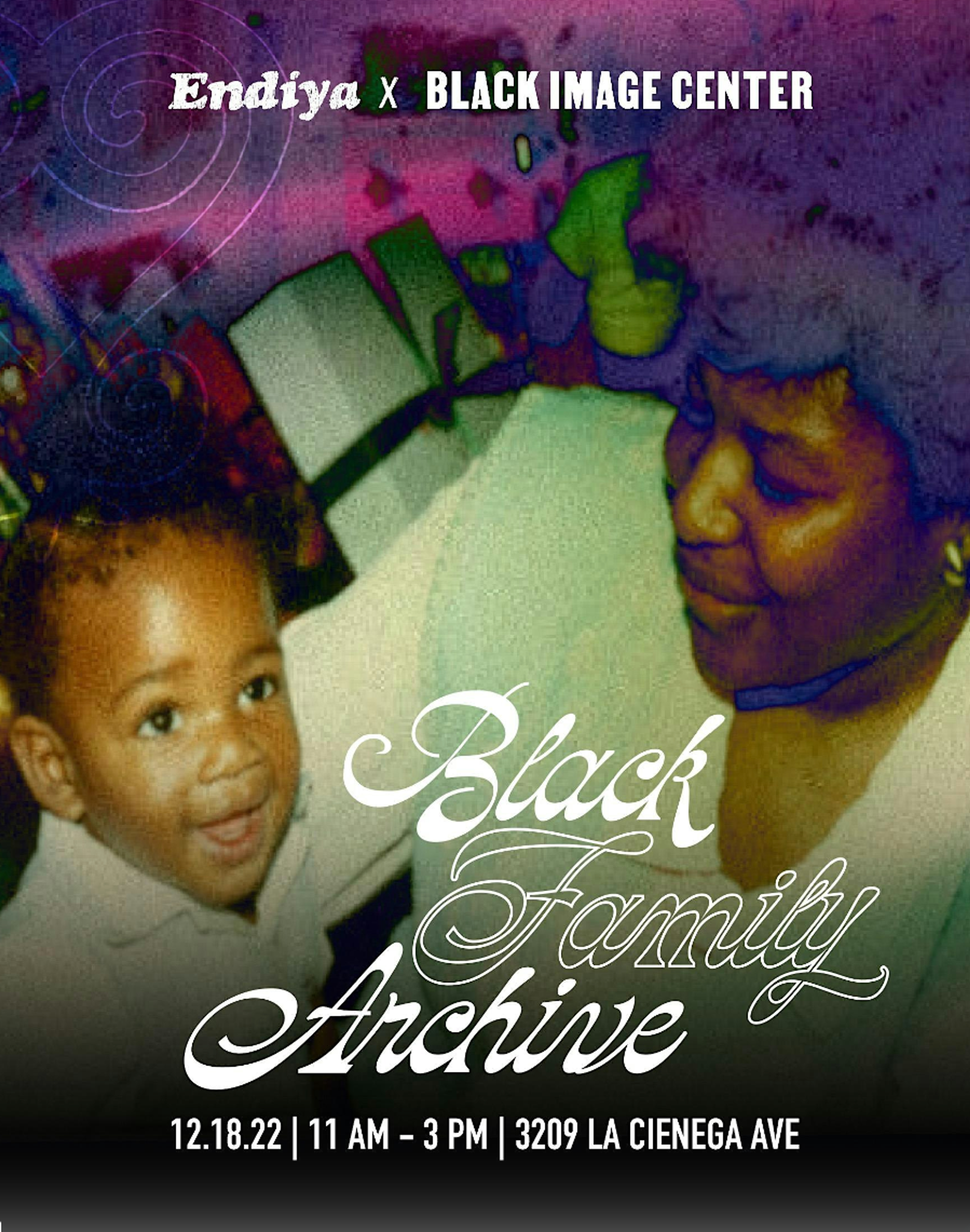black family archive flyer