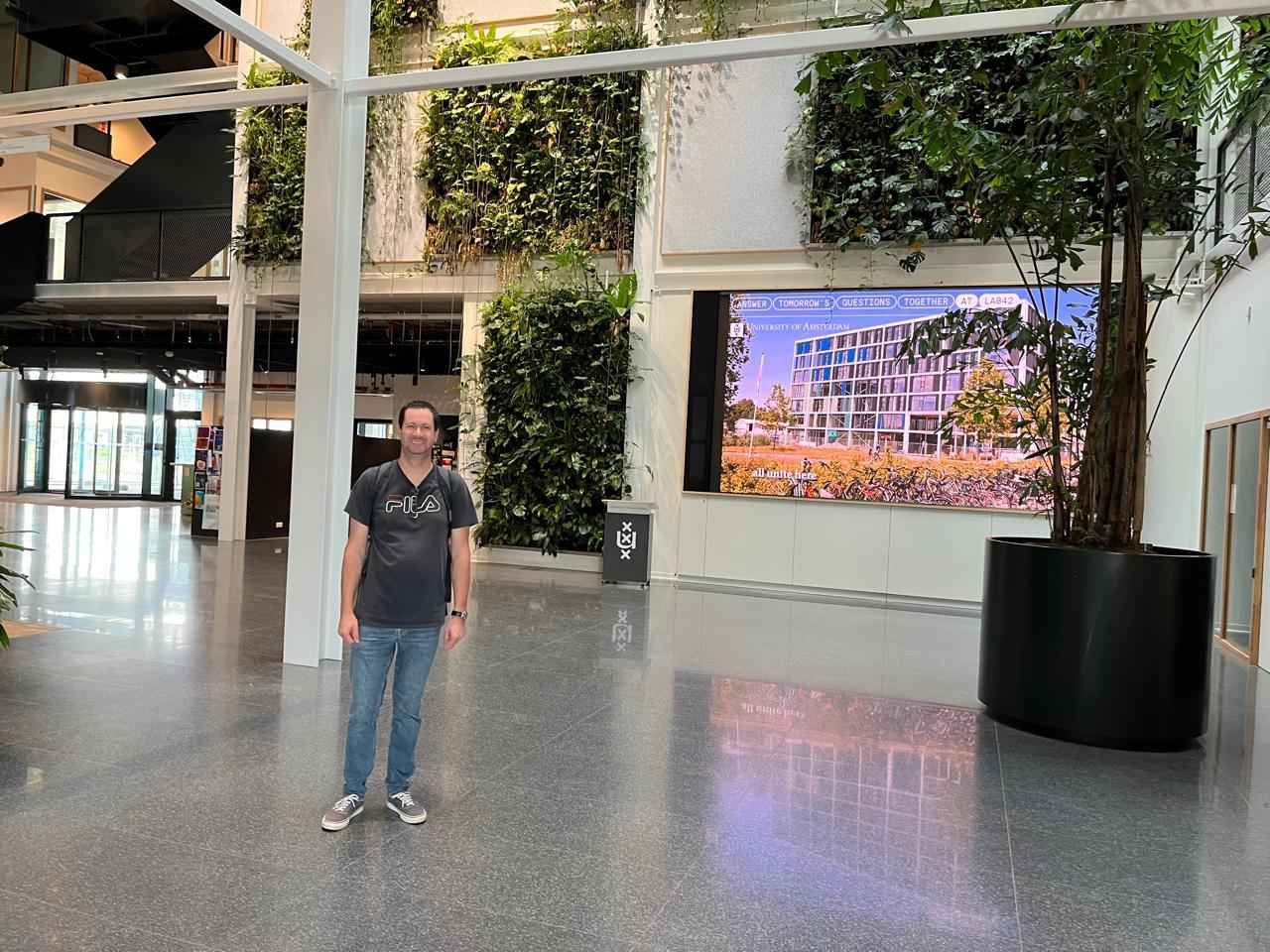 Smartness researcher visits the University of Amsterdam (UvA)