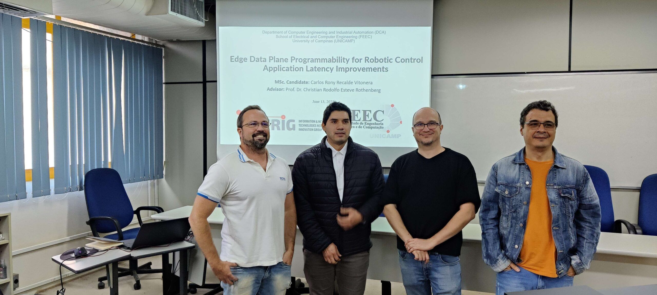 MSc Defense of Rony Recalde