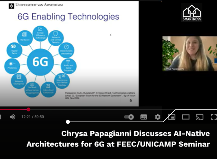 Chrysa Papagianni Discusses AI-Native Architectures for 6G at FEEC/UNICAMP Seminar