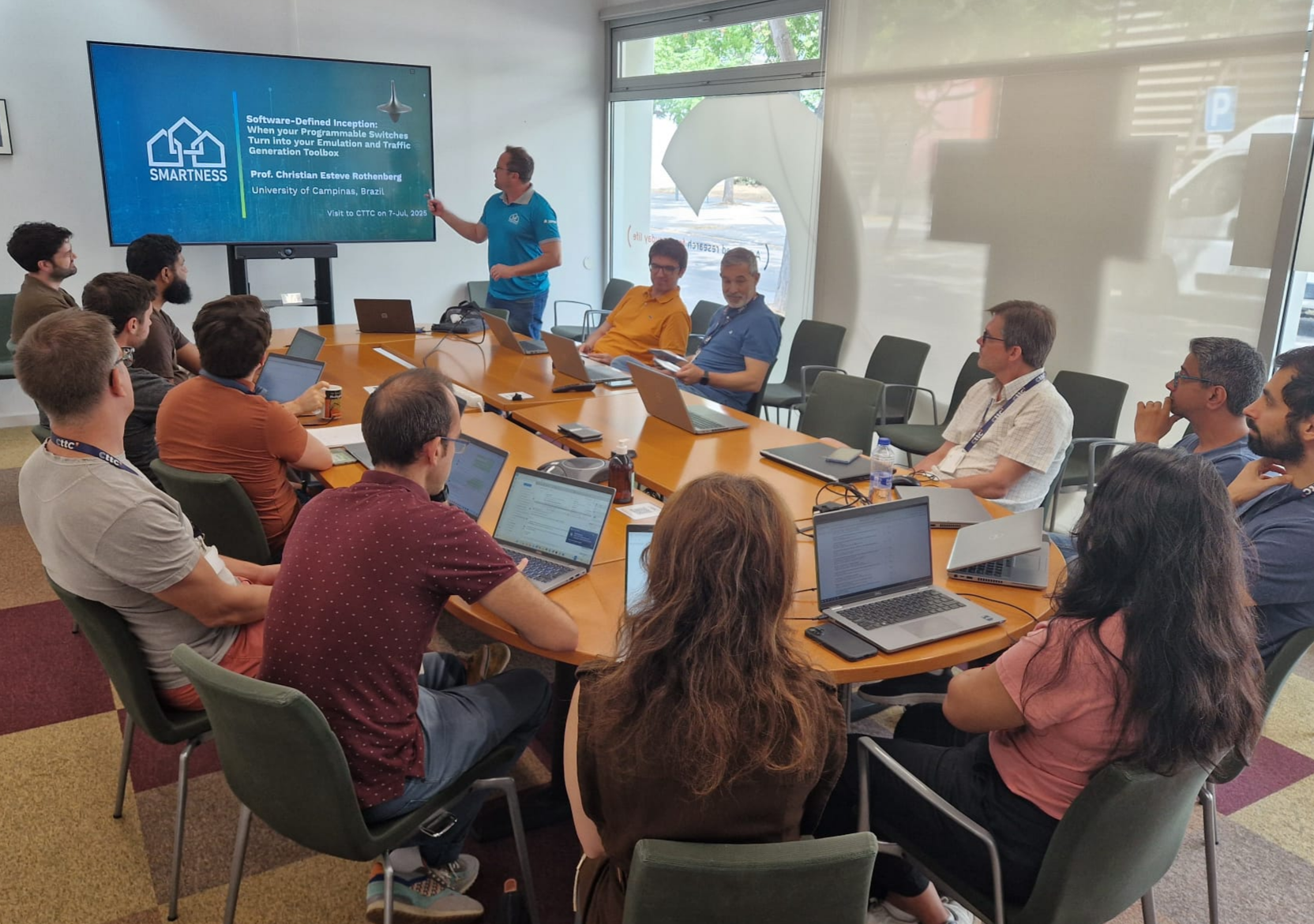 Prof. Christian Rothenberg Visits Research Centers in Spain