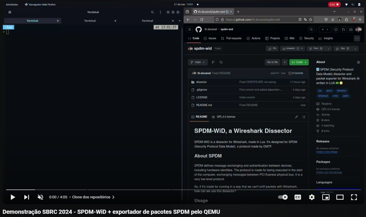 New publication about software: SPDM-WiD, a Security Package Inspection Tool
