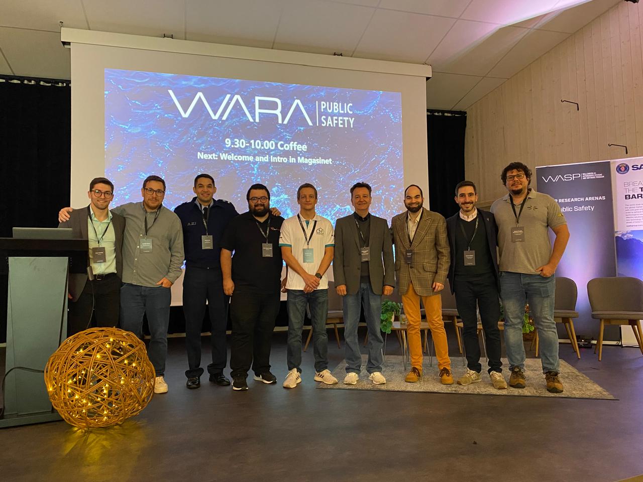 SMARTNESS researcher at WARA-PS event and Technical Visit to Sweden
