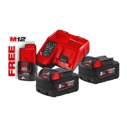 Milwaukee batterisett M18 NRG-502