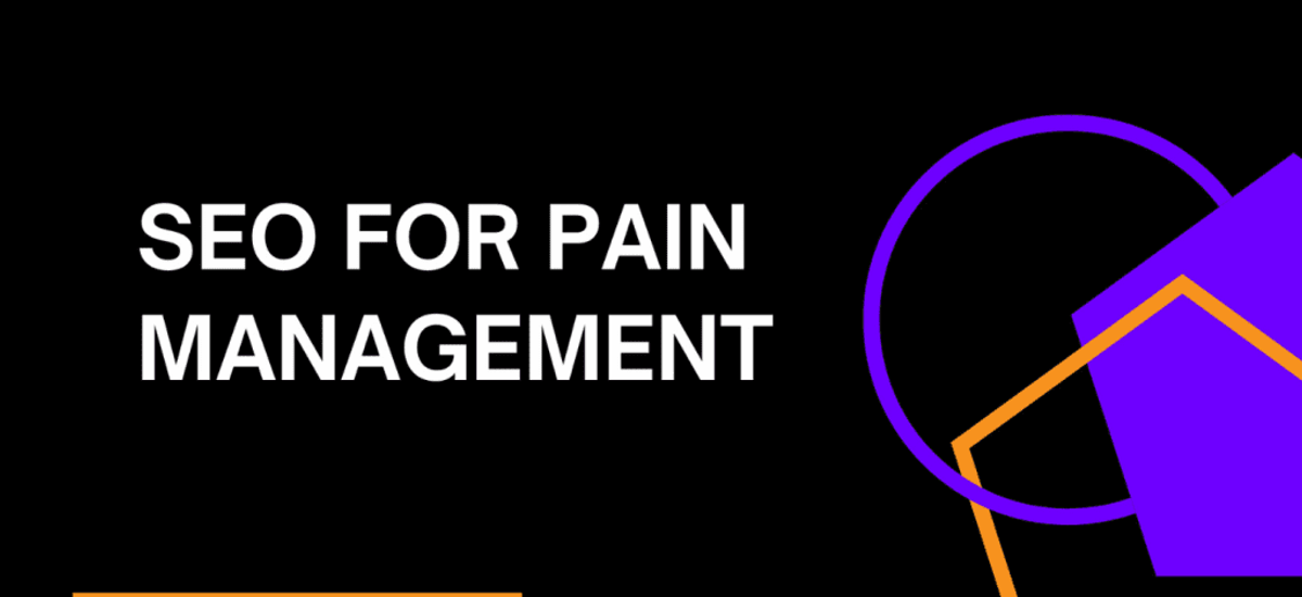 online marketing seo for pain management