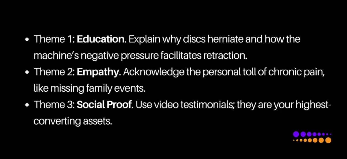 spinal decompression marketing