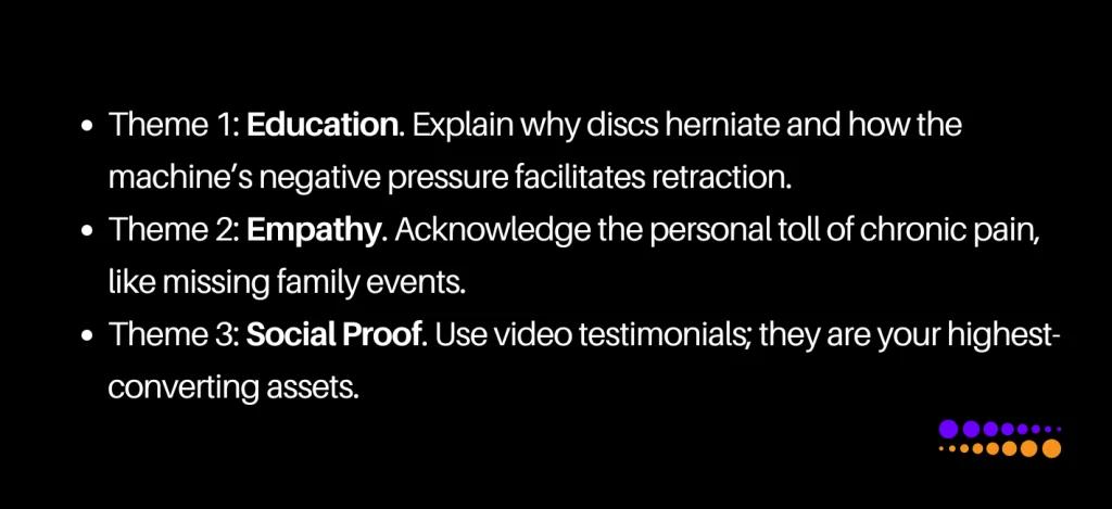 spinal decompression marketing