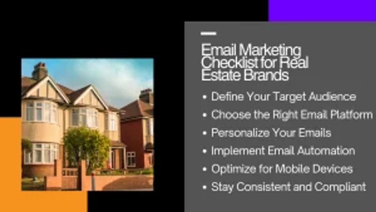 Email Marketing Checklist for Real Estate Companies
