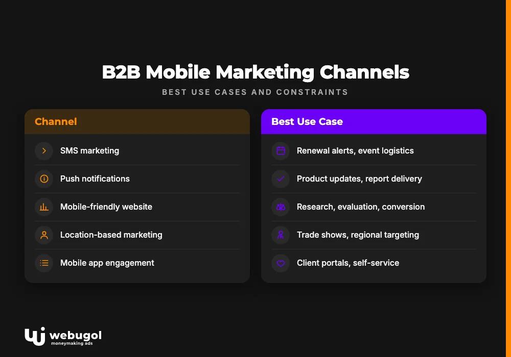 b2b mobile marketing